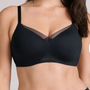 Honeylove Crossover Bra Black Size 42DD(E)/DDD(F) New With Tags